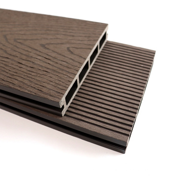 Classic Wood Grain WPC Outdoor Decking Easy Installation Composite Flooring